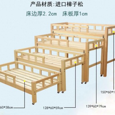 天水秦安县幼儿园儿童三层四层推拉床厂家