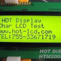 2004A黄绿膜字符点阵LCD液晶模块