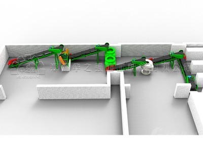 华之强供应许昌山水有机肥设备生产线有机肥设备