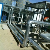 泵房设备白铁皮保温工程防火岩棉板管道保温工艺