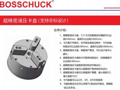 代理BOSSCHUCK超精密液压卡盘 支持非标