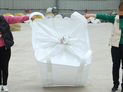 工厂直销吨包袋封口袋可装工业盐塑料粒子化学用品大吨袋1吨承重