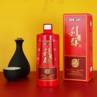 利群酱酒喜庆中国红 酱香型白酒53°500ml