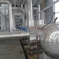 耐火硅酸盐板白铁皮保温工程锅炉房设备保温施工