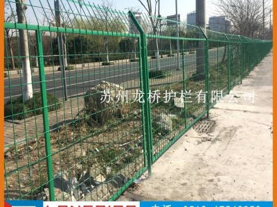 常州高速公路护栏网 公路绿化带隔离围栏网 浸塑绿色网片 龙桥