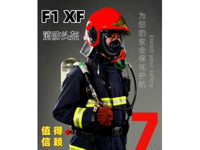 MSA梅思安F1XF外置防爆手电照明模块红色欧式消防救援头盔