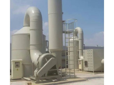 废理设备 催化燃烧 活性炭吸附箱 喷淋塔 富东环保