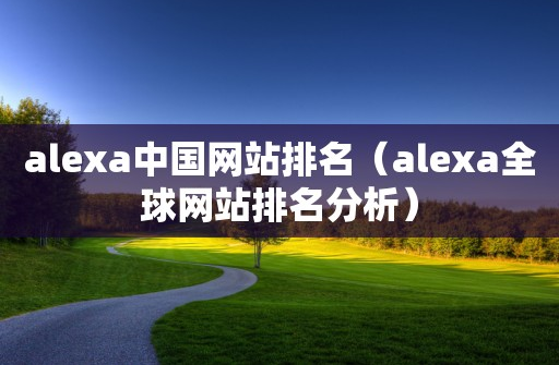 alexa中国网站排名（alexa全球网站排名分析）