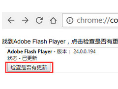 谷歌浏览器提示chrome adobe flash player不是最新版本的解决方法