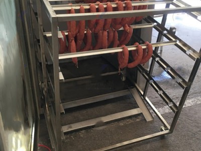 肉类烘干烟熏设备 烧鸡鸭脖熏烤箱 口感色泽好图2
