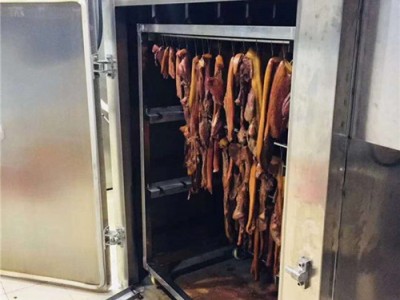 肉类烘干烟熏设备 烧鸡鸭脖熏烤箱 口感色泽好图3