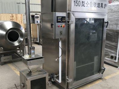 肉类烘干烟熏设备 烧鸡鸭脖熏烤箱 口感色泽好图4