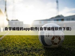 自学编程的app软件(自学编程软件下载)