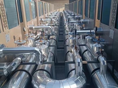 电伴热铝皮管道保温施工队 橡塑板铁皮保温承包图2