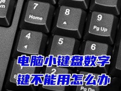 电脑数字键打不出数字怎么版 电脑小键盘数字键不能用的解决方法