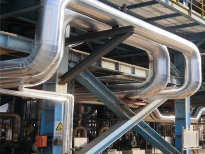 电厂汽轮机管道保温施工 岩棉铁皮保温工程安装队图2