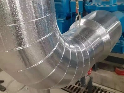 高温导热油管道保温施工队 硅酸铝白铁皮保温工程承包图2