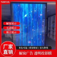 全息投影设备韩国进口膜玻璃贴膜  橱窗广告投影膜