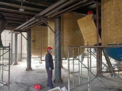 电厂锅炉除尘器保温施工 岩棉镀锌铁皮保温工程防腐施工队图2