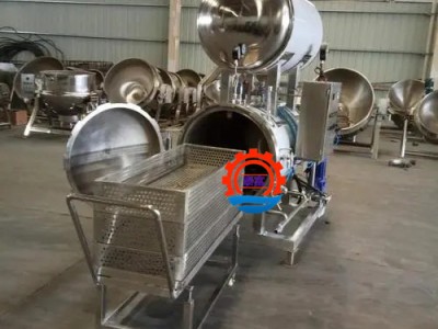 粽子加工必备设备 高温高压粽子蒸煮锅锅图2