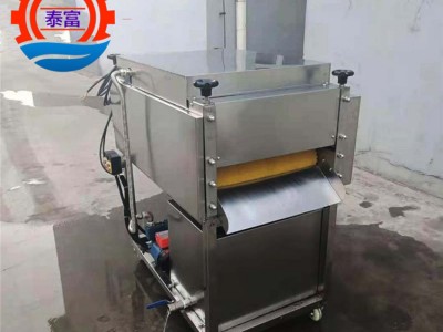 粽叶清洗机 循环水粽叶刷洗机图2