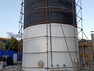 垃圾厂厌氧罐保温工程 机房设备铝皮管道保温施工队图2