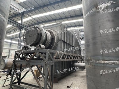 保温效果好的竹子炭化机旋转式制炭机图3