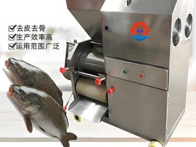舟山鱼肉采肉机鲅鱼水饺全套加工设备鲅鱼去皮去骨机图2