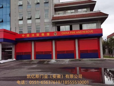 合肥消防站车库门-消防大队提升门批发、凯亿斯门业促销价格图3