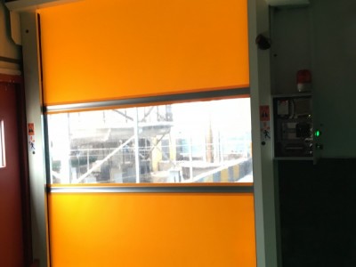 钢制抗杆快速卷帘门快速门厂家快速门图3