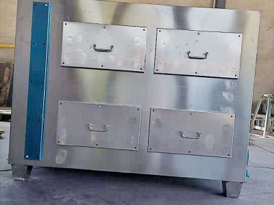 漆雾环保箱 二级活性炭吸附设备 干式过滤净化设备图3