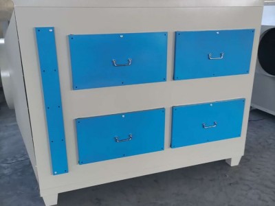 漆雾环保箱 二级活性炭吸附设备 干式过滤净化设备图4