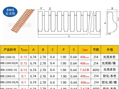 铍铜弹片 与美国公司相同制造工艺 厂家自营 可替换97-360图4