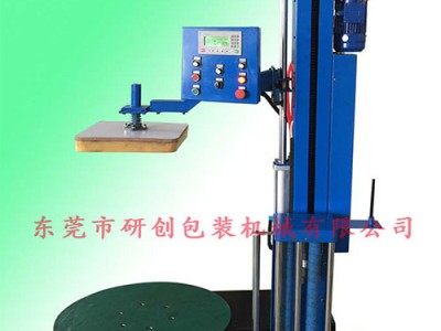 手工缠绕机 江门半自动裹膜机 缠绕机器人 包装自动围膜机