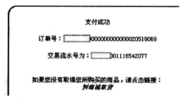 支付成功