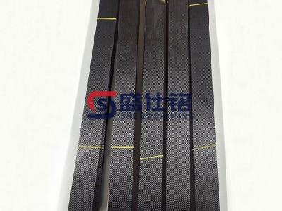 优质碳纤维片 高强度拉挤碳纤维条 扁条 拉挤碳纤制品图2